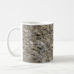 Fossil Hash Kalkstein Print Tasse