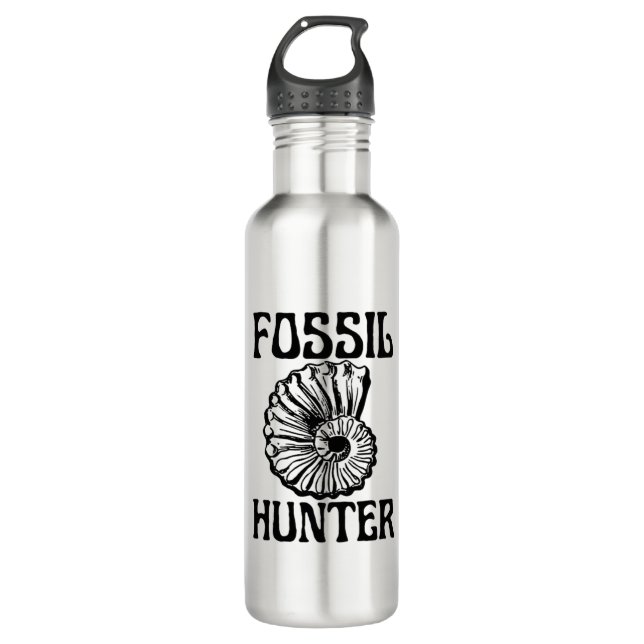 Fossil Hunter Edelstahlflasche (Vorderseite)