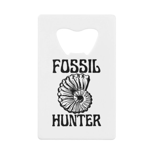 Fossil Hunter Geldbeutel Flaschenöffner (Vorderseite)