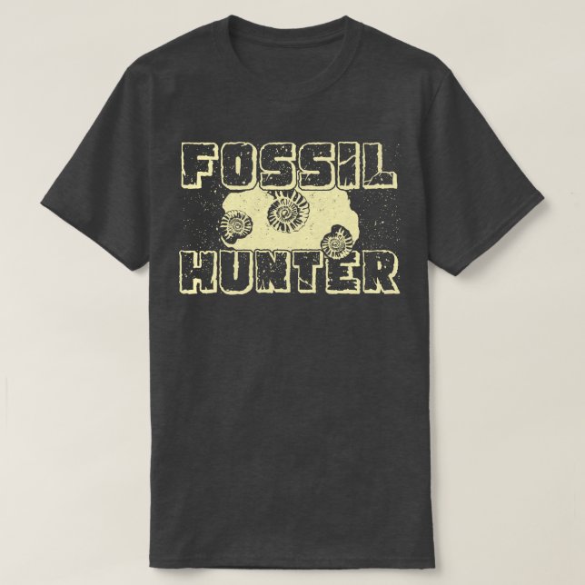 Fossil Hunter Paläontologie Paläontologe Geschenk T-Shirt (Design vorne)