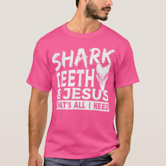 Fossil Tooth Hunter Design für eine Hai-Zahnshütte T-Shirt