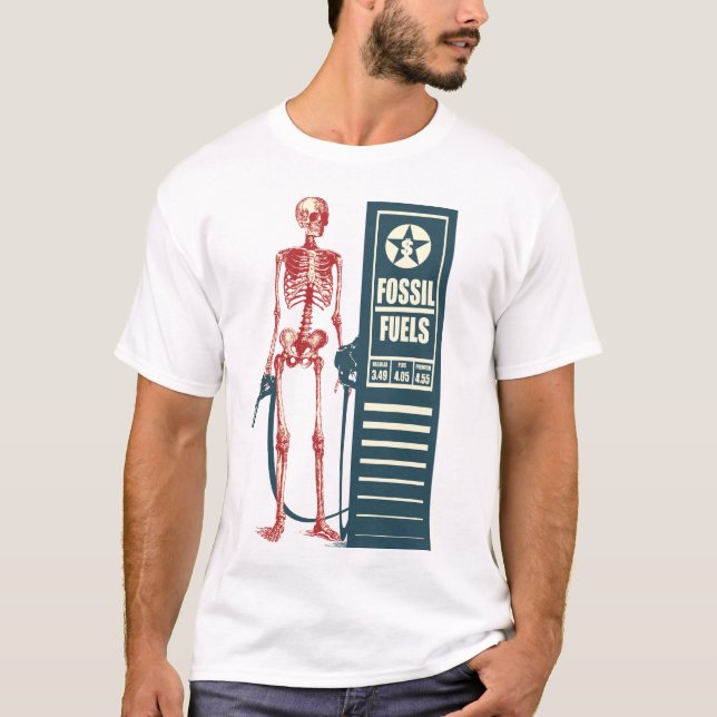 Fossile Brennstoffe Shirt (Vorderseite)