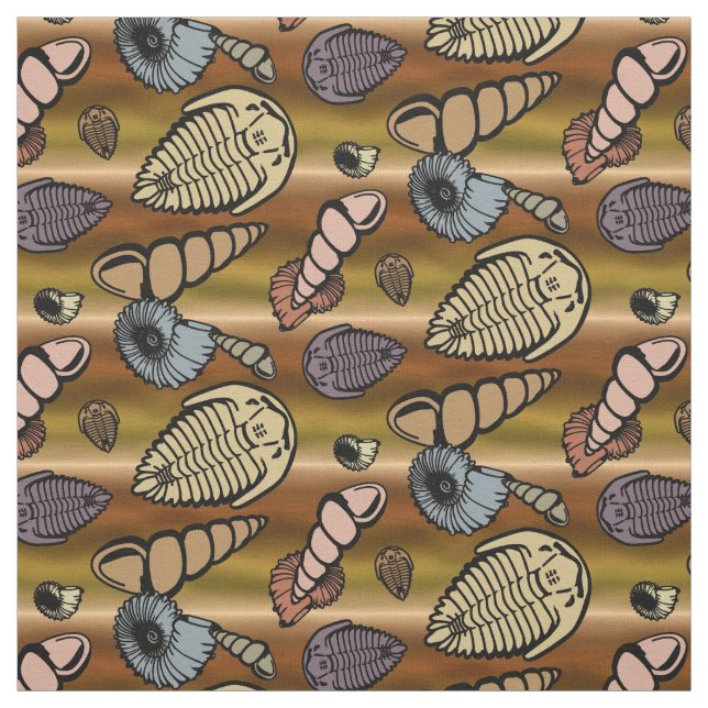 Fossile Ebenen - Mutation Stoff (Muster)