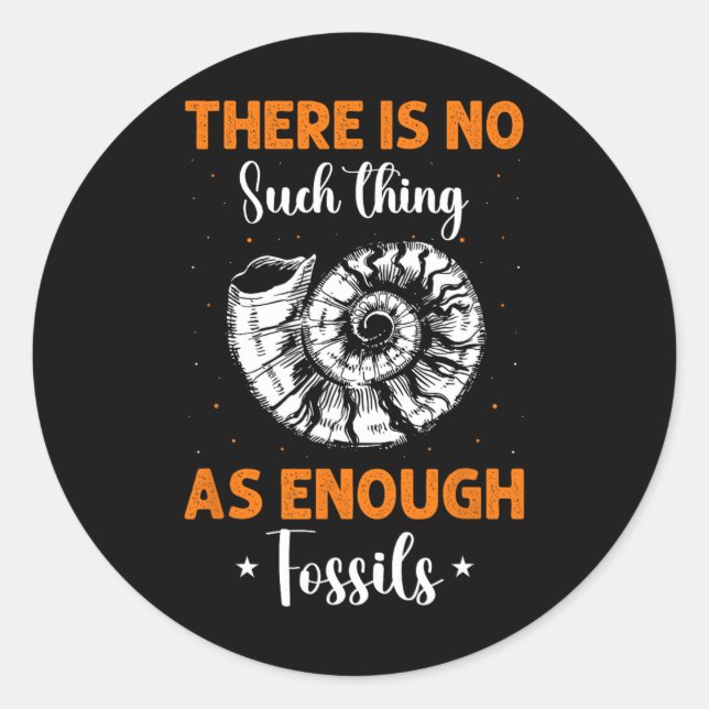 Fossilienjagd Essentials Hunter Runder Aufkleber (Vorderseite)