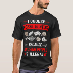 Fossilienjagd Fossilien Paläontologie Paläontologe T-Shirt