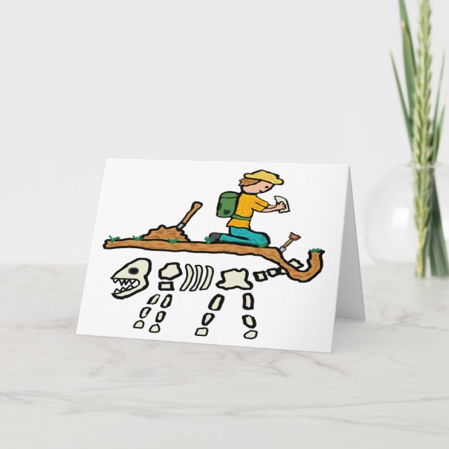 Fossilienjagd Karte (Vorderseite)