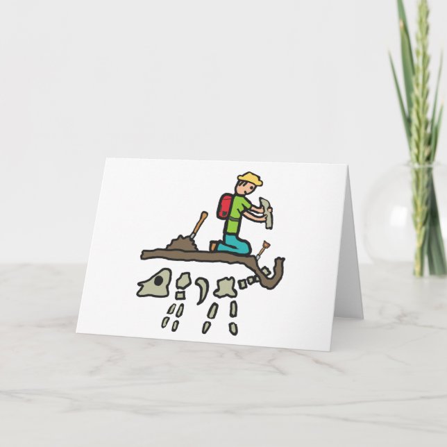 Fossilienjagd Karte (Vorderseite)