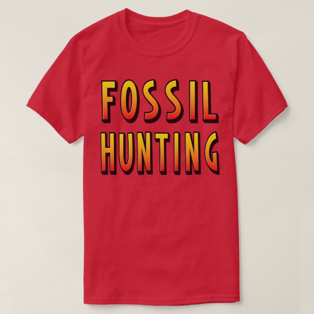 Fossilienjagd T-Shirt (Design vorne)