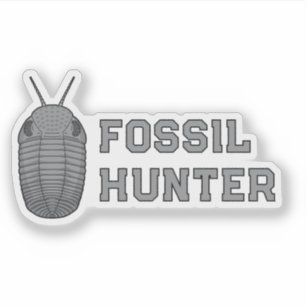 Fossilienjäger Trilobit Aufkleber