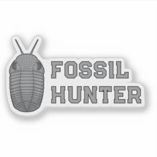 Fossilienjäger Trilobit Aufkleber