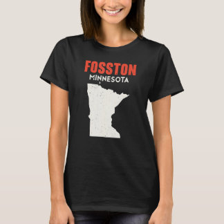 Fosston Minnesota USA State America Travel Minneso T-Shirt