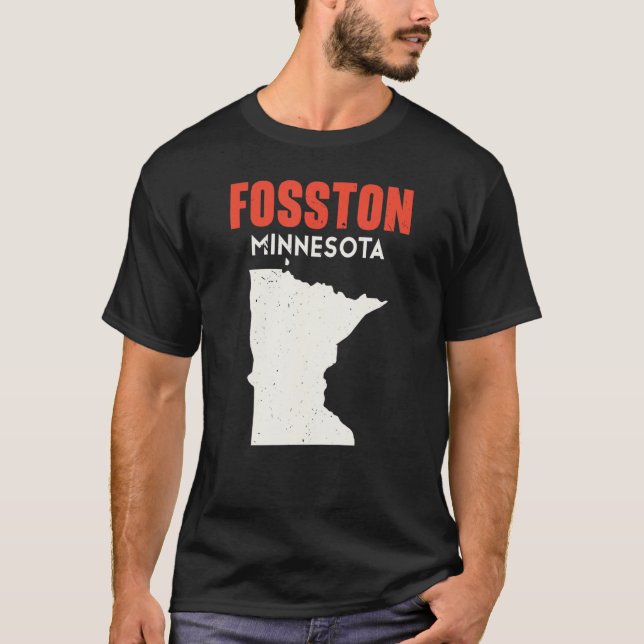 Fosston Minnesota USA State America Travel Minneso T-Shirt (Vorderseite)