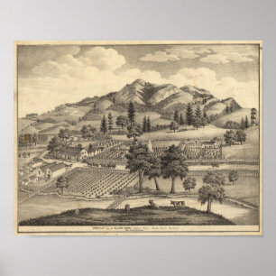 Fossville Res von Clark Foss, Ritter-Tal Poster