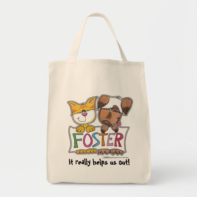 FOSTER-Banner für Hunde und Katzen Tragetasche (Vorne)