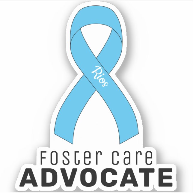 Foster Care Advocate Vinyl Sticker (Vorderseite)