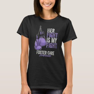 Foster Care Awareness Montag Boxing Gloves Lavende T-Shirt