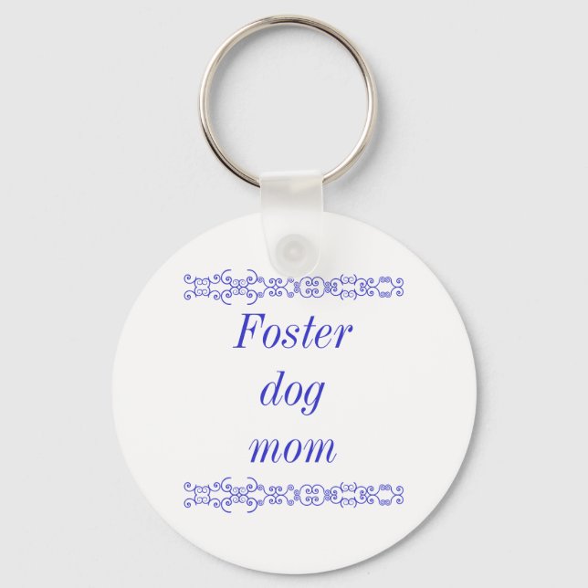 Foster dog Mom Schlüsselanhänger (Vorderseite)