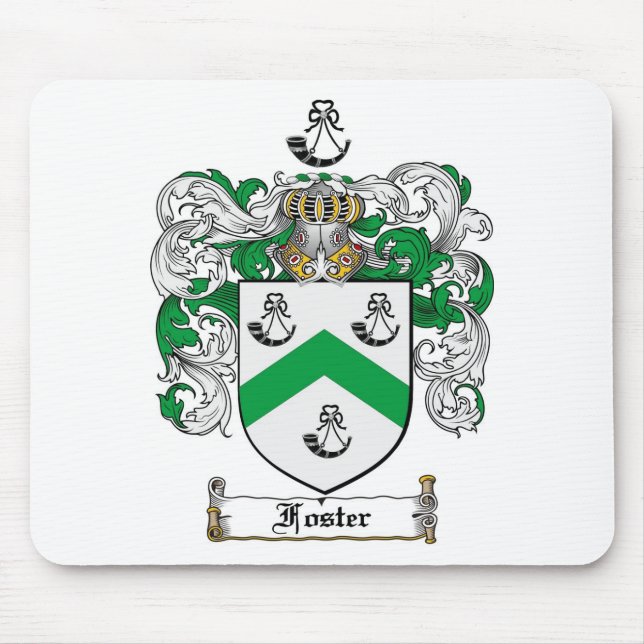 FOSTER FAMILIENWAPPEN - FUSSSCHMERZEN VON WAFFEN MOUSEPAD (Vorne)