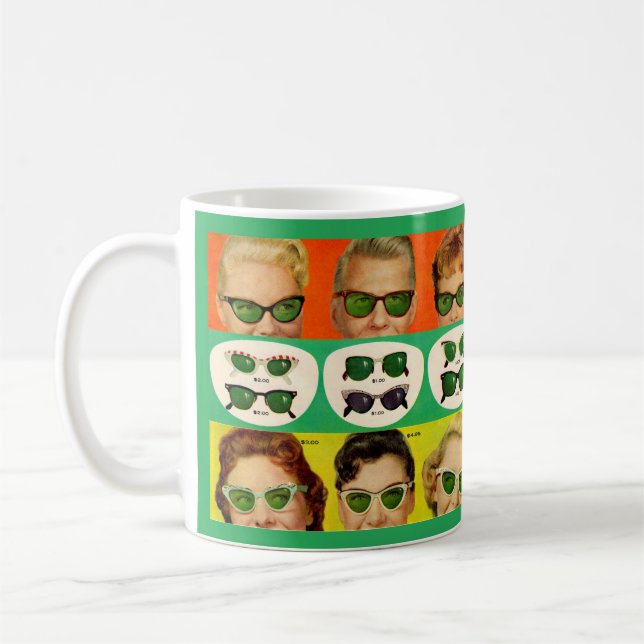 Foster Grant in den 50er Jahren Kaffeetasse (Links)
