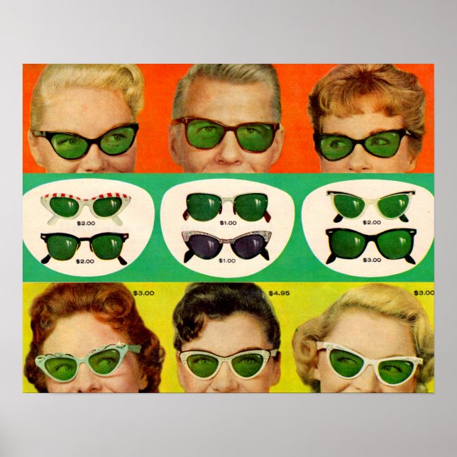 Foster Grant in den 50er Jahren Poster (Vorne)