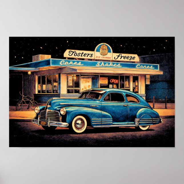 Fosters Freeze und '47 Chevy Poster (Vorne)
