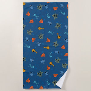 Foster's Home for Imaginary Friends Fun Pattern Strandtuch