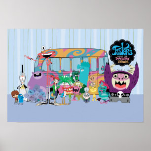 Foster's Home for Imaginary Friends   School Bus Poster