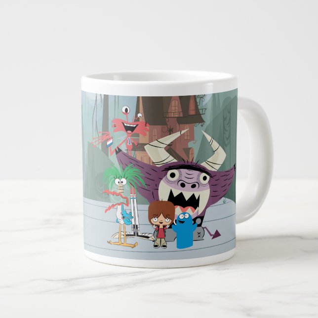 Foster's Zuhause für Imaginäre Freunde | Begrüßung Jumbo-Tasse (Vorderseite Rechts)