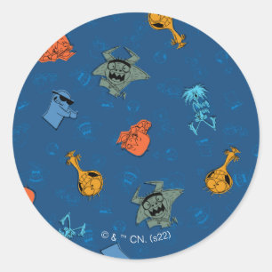 Foster's Zuhause für Imaginäre Freunde   Fun Muste Runder Aufkleber