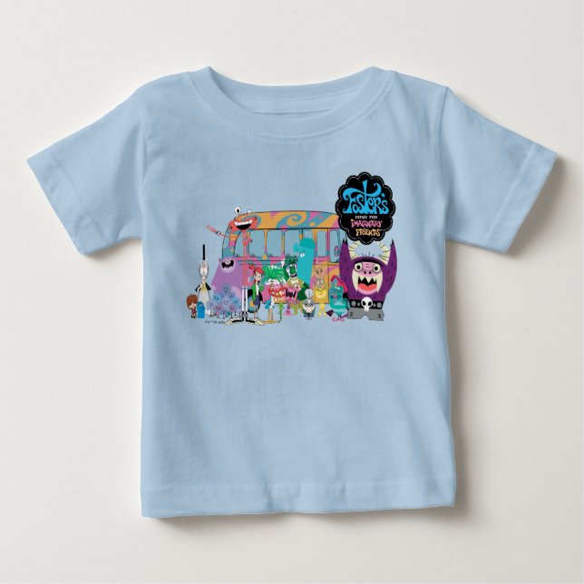 Foster's Zuhause für Imaginäre Freunde | Schulbus Baby T-shirt (Vorderseite)