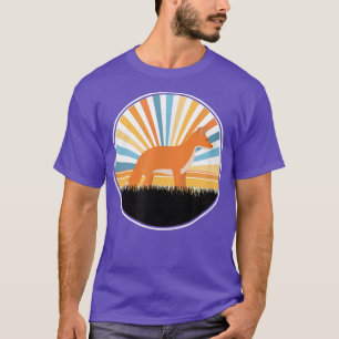 FoSunset Retro Animal Wildlife Mammal Zoo Niedlich T-Shirt