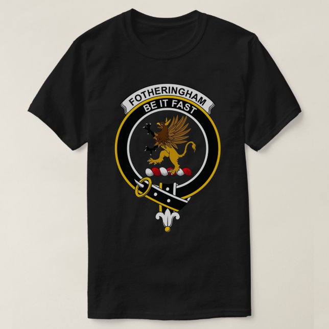Fotheringham Wappen Tartan Clan Scottish Clan T-Shirt (Design vorne)