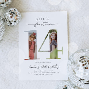 Foto 14. Geburtstagsfeier Einladung