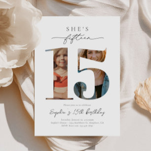 Foto 15. Geburtstagsfeier Einladung