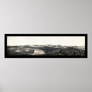 Foto 1910 des amerikanische Liga-Baseball-NY Poster