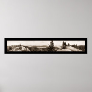 Foto 1911 der Fulton See-NY Poster