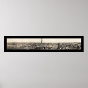 Foto 1919 des Ölfeld-Förster-TX Poster