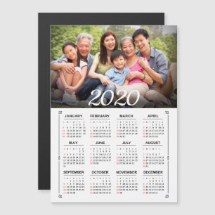 Foto 2020 - Kalender personalisieren Magnetkarte