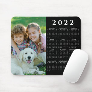 Foto 2022 Schwarz/Weiß Mousepad