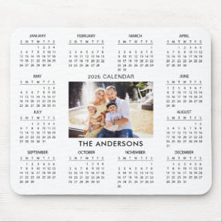 Foto 2025-Kalender hinzufügen | Mousepad