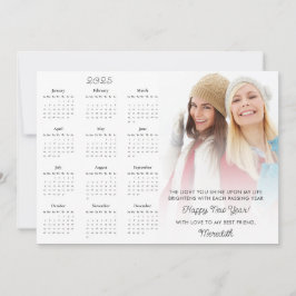 Foto 2025 - Motivierend neues Jahr Feiertagskarte