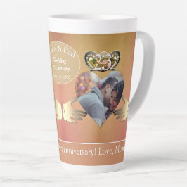 Foto 23. Hochzeitstag Topaz Claddagh Lat Milchtasse