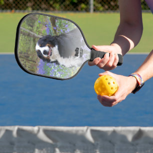 Foto 2 Bild Personalisierter Dogenname Pickleball Schläger