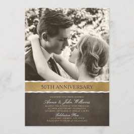Foto 50. Hochzeitstag Ihr Foto hier Einladung