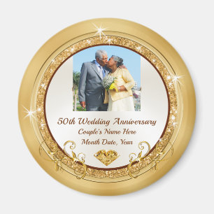 Foto 50th Wedding Anniversary Favoriten Souvenirs Magnet