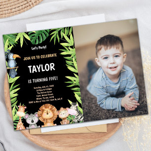 Foto 5th Wild One Birthday Einladungen