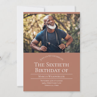 Foto 60 Einladung zum Geburtstag