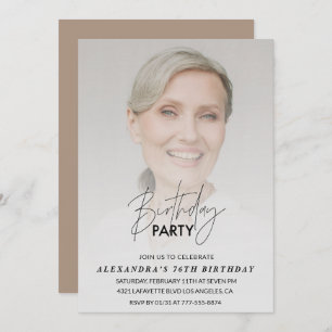 Foto 76. Geburtstagsfeier Einladung