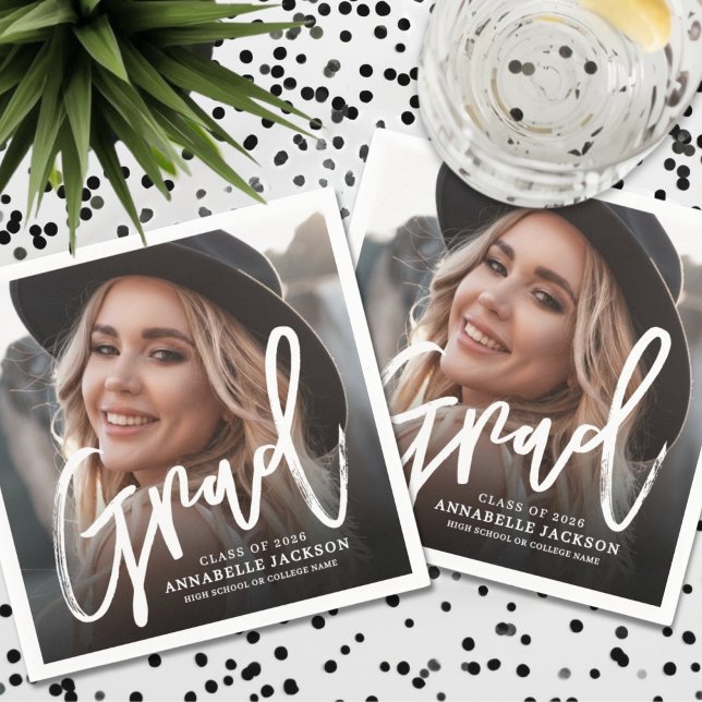 Foto Abiturparty Serviette (Photo Graduation Party Napkins)