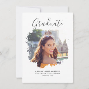 Foto Abschluss 2025 Grad Party Einladung